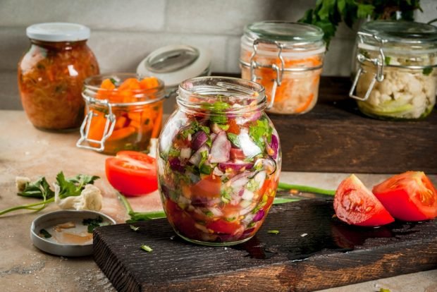 Salsa vegetable salad Salsa vegetable salad