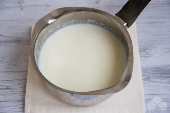Sanny porridge on milk without lumps - recipe photo, step 3