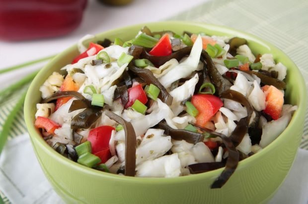 Sea cabbage and fresh vegetables Sea cabbage and fresh vegetables