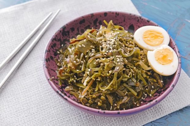 Sea cabbage salad with rice vinegar Sea cabbage salad with rice vinegar
