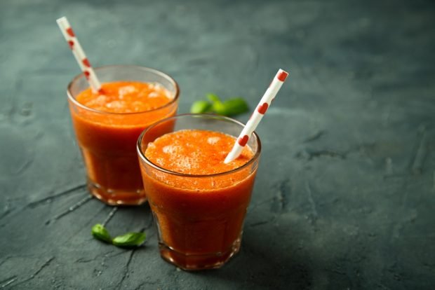Smoothies from tomatoes