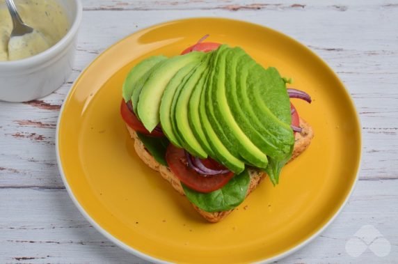 Speak vegetarian sandwiches - recipe photo, step 3