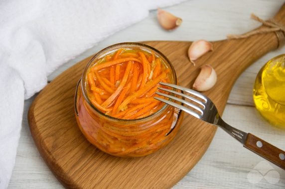 Spicy carrot salad for the winter - recipe photo, step 5