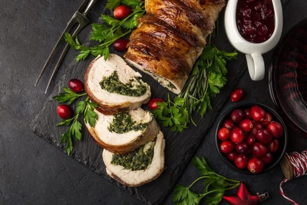 Spinach turkey roulet Spinach turkey roulet