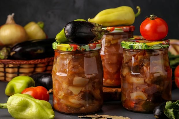 Ten salad of eggplant for the winter Ten salad of eggplant for the winter