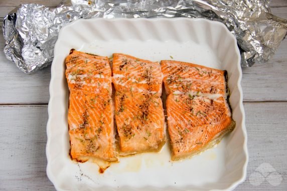 Trout fillet in the oven - recipe photo, step 2