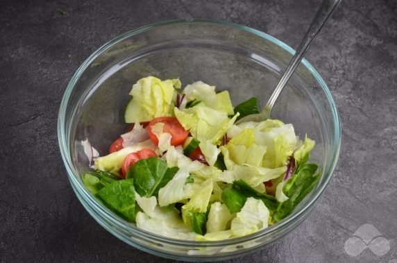 Tuna and vegetable salad - recipe photo, step 4