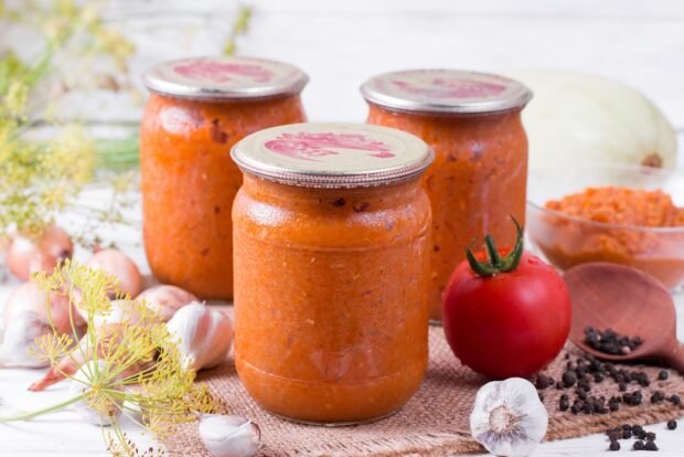 Vegetable caviar for the winter Vegetable caviar for the winter
