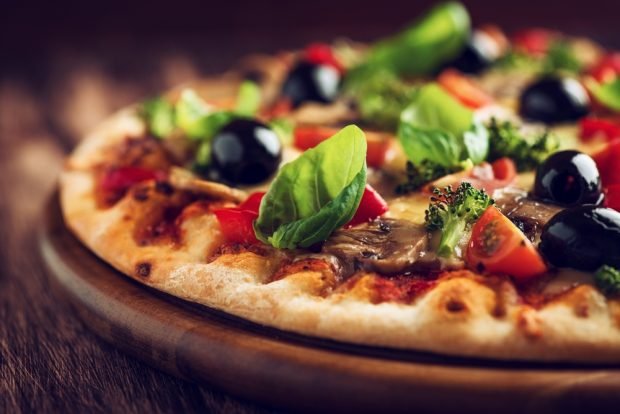 Vegetable pizza Vegetable pizza