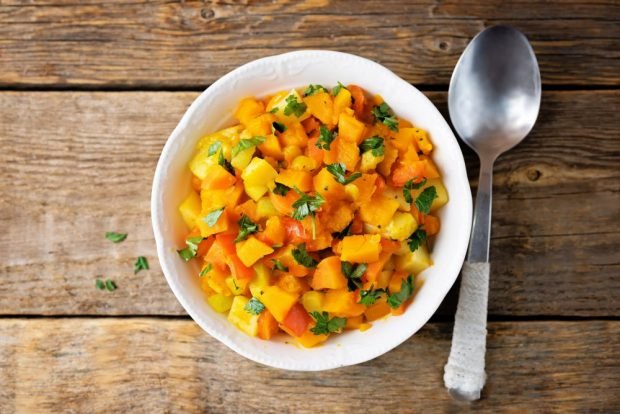 Vegetable stew with a battal Vegetable stew with a battal