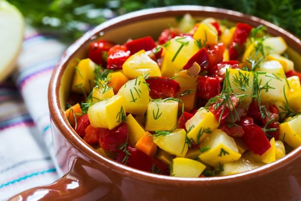 Vegetable stew with a turnip Vegetable stew with a turnip