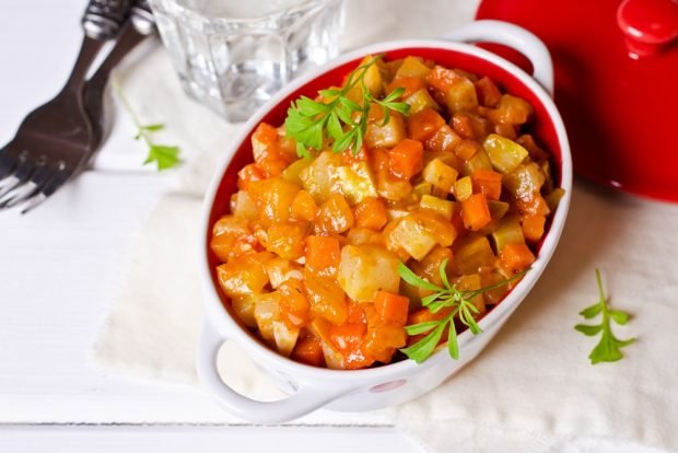 Vegetable stew without meat Vegetable stew without meat