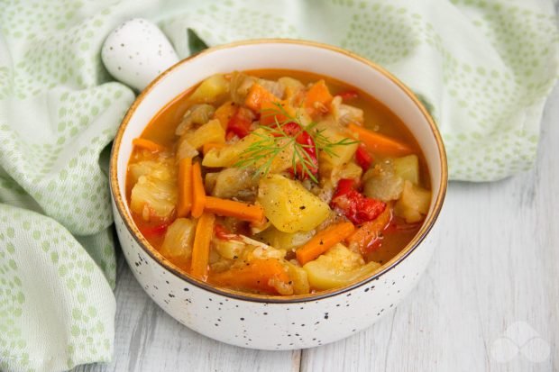 Vegetable stew without potatoes Vegetable stew without potatoes