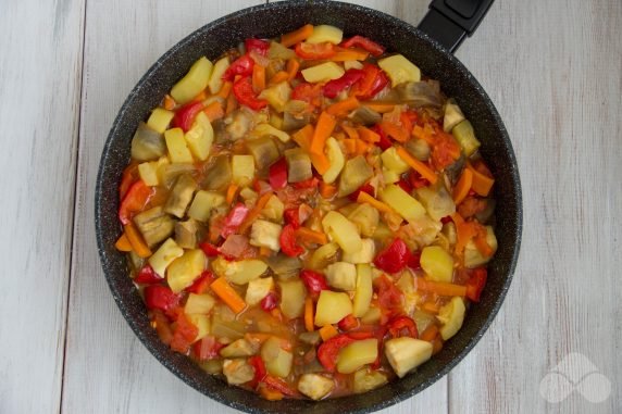 Vegetable stew without potatoes - recipe photo, step 5