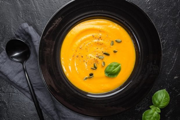 Vegetarian pumpkin cream Sup