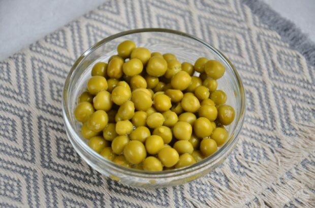 Vinaigrette with green peas and beans - recipe photo, step 3