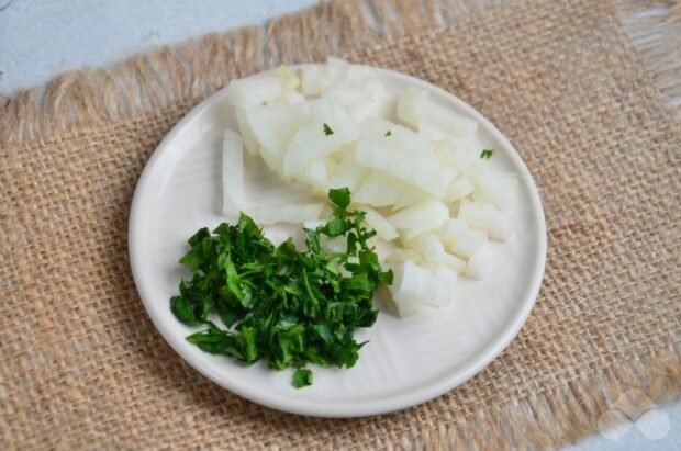 Vinaigrette with pickled mushrooms - recipe photo, step 3