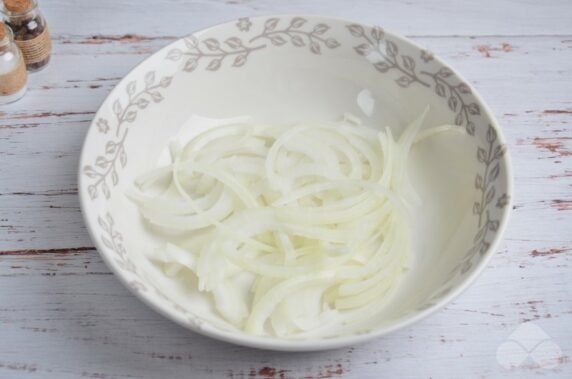 Vinaigrette with pickled onions - recipe photo, step 2