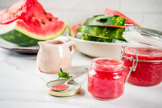 Watermelon jam for the winter Watermelon jam for the winter