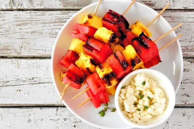 Watermelon with pineapple Watermelon with pineapple
