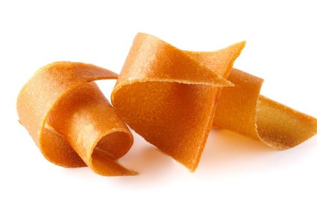 Yellow plum pastille at home Yellow plum pastille at home